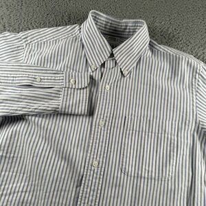 Maker's Shirt 400 Madison Sport Shirt Mens‎ 16.5 Striped Button Down Japan